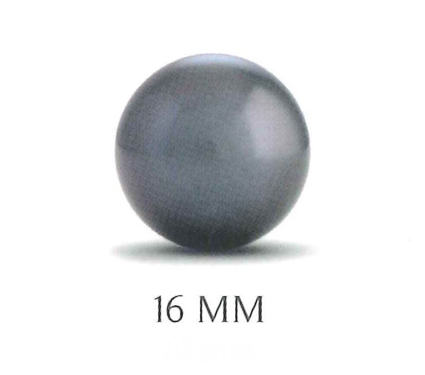 cerná perla s velikostí 16 mm